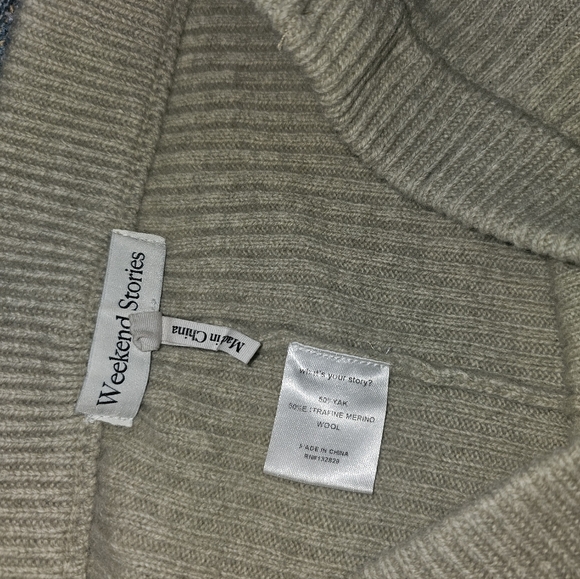 Weekend Stories Wool Ribbed Pants - Picture 3 of 3